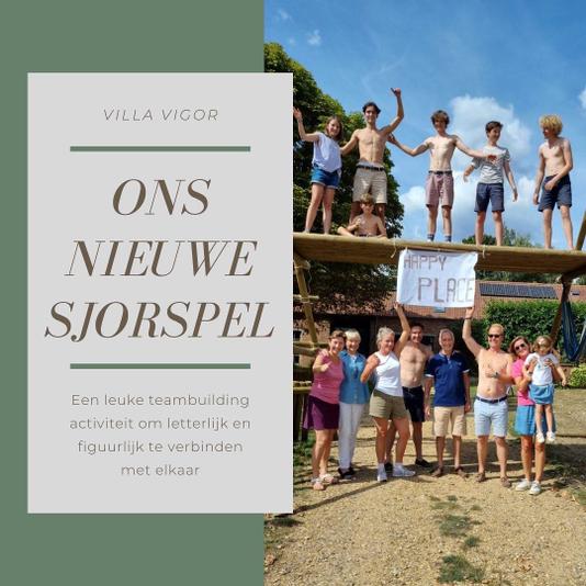 Eigen teambuildingsspel